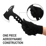 Hitdudu Throwing Axes, 11.8" Throwing Tomahawk w/ 3.5" Blade, Full Tang Stainless Steel Axe Set with Sheath, Paracord Wrapped Handle, Design for Hawks Throwing Recreation and Competition Hitdudu