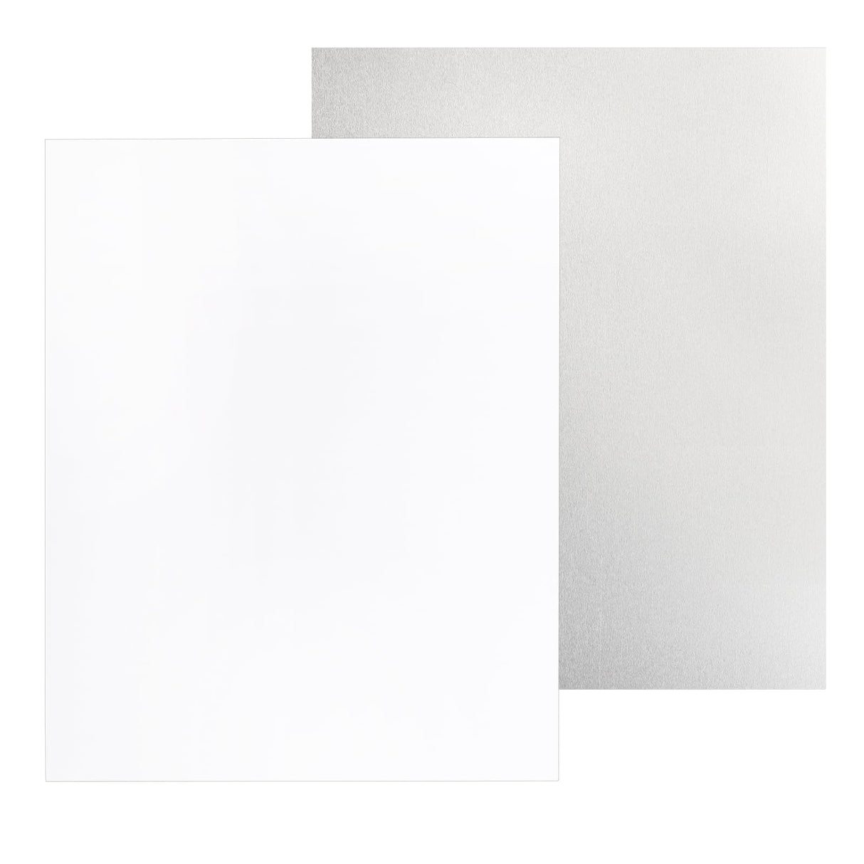 Frcctre 10 Pcs Aluminum Sublimation Photo Blanks, 8x10 inch and 6x8 inch Metal Sublimation Sign Blanks, Metal DIY Photo Sign Wall Frame Poster Decor for Living Room Bedroom, 2 Sizes Frcctre