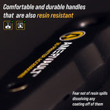 Premium 3D Print Removal Tool Kit - Durable 3D Printer Tools with Sturdy Comfort Grips, Sharp and Hardened Blades for Easy Separation of Prints, Knife and Spatula Set of 2 - Enhanced Version AMERVAULT