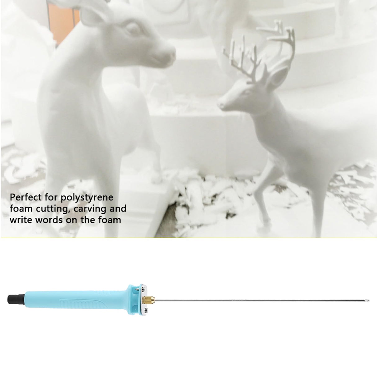 Foam Cutter Pen 30W 25cm 110-250V alloy Electric Hot Wire Cutter Polystyrene Cutting Engraving Pin(US Plug) FTVOGUE