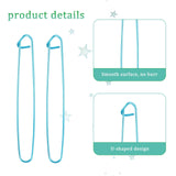 12 PCS Knitting Stitch Holder 6 Size Aluminum Yarn Stitch Holders Stitch Markers for Crocheting Practical Knitting Crochet Tools for Knitting Notions or Crochet Sliverdew