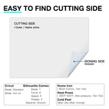 White HTV Heat Transfer Vinyl Bundle: 13 Pack 12" x 10" White Iron on Vinyl for T-Shirt, White Heat Transfer Vinyl for Silhouette Cameo or Heat Press Machine HTVRONT