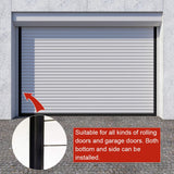 DGSL Universal Garage Door Seal, Garage Door Rubber Seal Strip Replacement, Weatherproofing Garage Door Weather Stripping with Nails (20 Feet) DGSL