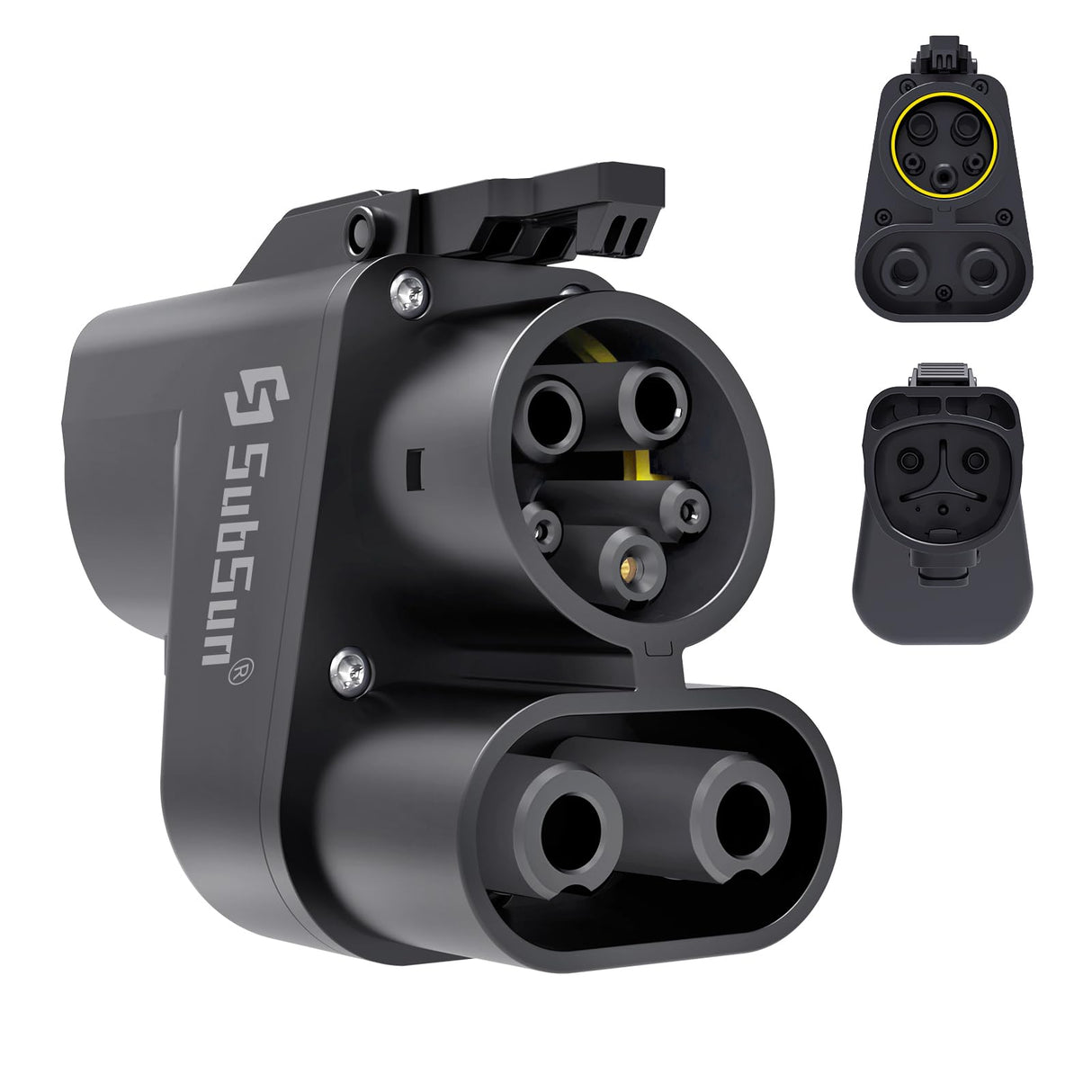 SubSun NACS to CCS Adapter,Tesla Charger Adapter for EV Charging at Tesla Supercharger Stations,Fast DC Charging Tesla to CCS Adapter for Ford,Rivian,GM,Volvo and Polestar EVs SubSun