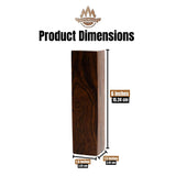 IECAP LLC Hardwood Ironwood Blanks, Exotic Wood – Woodchucks Wood – Hardwood Lumber – Natural Wood for DIY Crafts – Ironwood Lumber Turning Blanks – Size 6 x 1.5 x 1.5 inches – Pack of 3 IECAP LLC