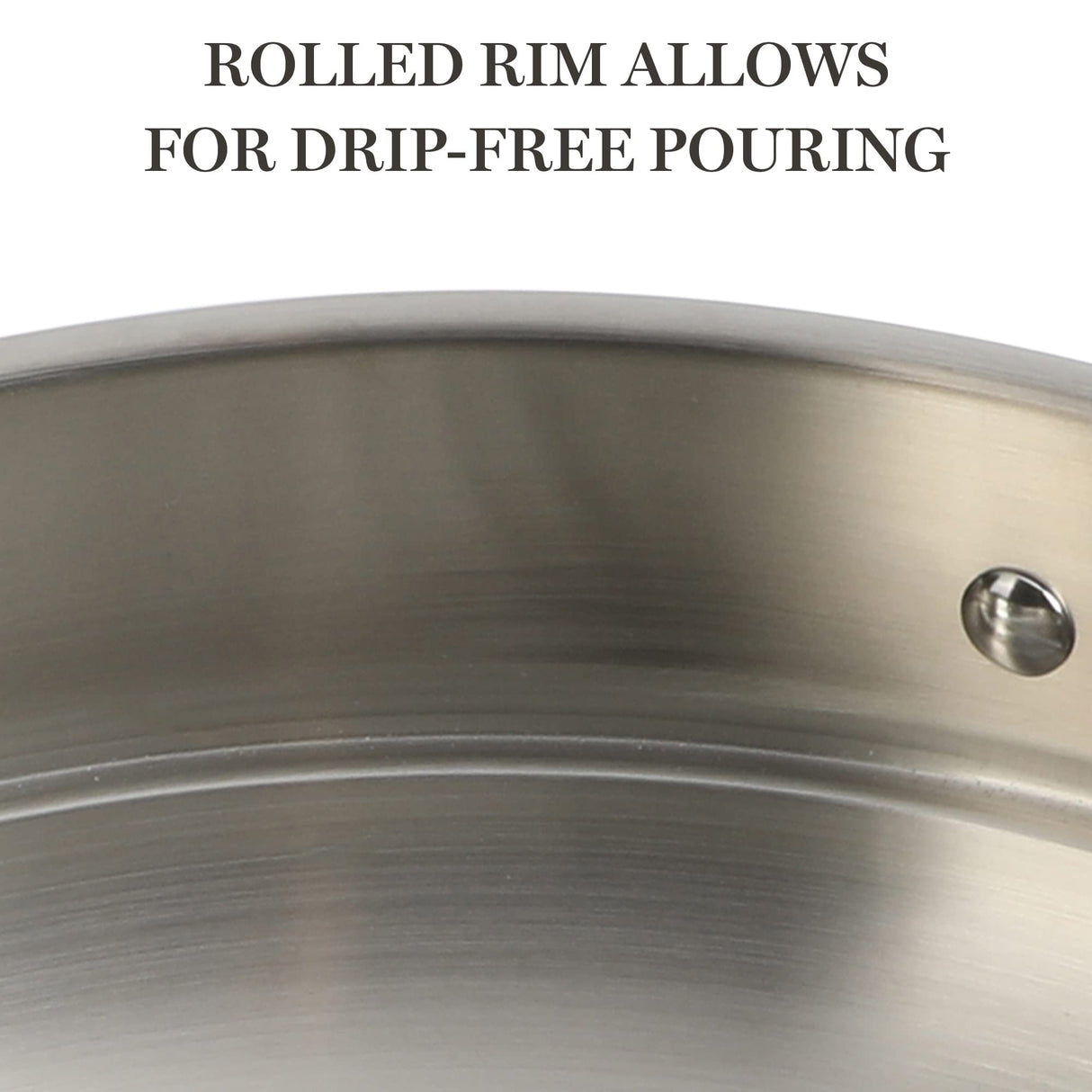 Martha Stewart Castelle 10 Piece 18/8 Stainless Steel Induction Safe Pots and Pans Non-Toxic Triply Bottom Kitchen Cookware Set Martha Stewart