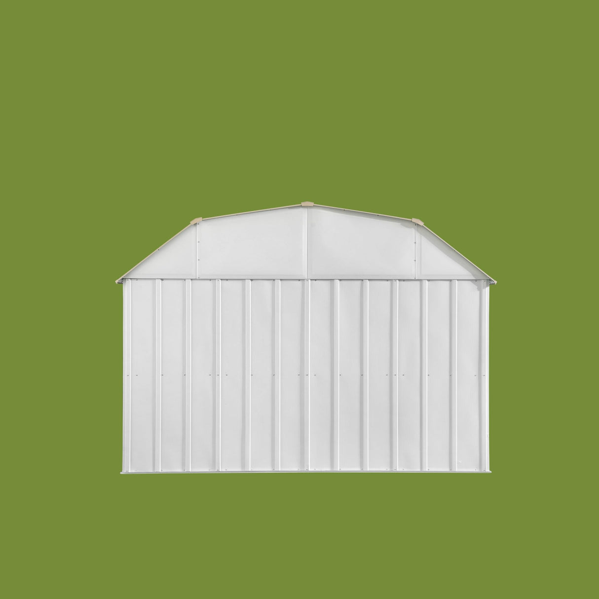 The New Yard 10x2 Metal Storage Shed – Outdoor Garden Shed with Lockable Door, Heavy-Duty Steel Utility Shed for Tools, Lawn Equipment & Backyard Storage, Tan NEW YARD