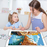 JUJUHOOD Venice Street Paint by Numbers Kit for Adults, Italty City Street Adult Paint by Number Kits,DIY Acrylic Paint by Number on Canvas for Home Wall Decor 16X20 Inch JUJUHOOD