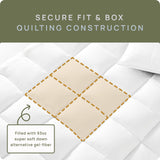 Extra Thick Mattress Topper Full for Firm Mattress, Plush & Soft Pillow Top Bed Topper for Cloud-Like Sleep & Back Pain Relief, Overfilled 1400GSM Thick Mattress Pad Cover, Fit to 6”-22”Mattress D & G THE DUCK AND GOOSE CO
