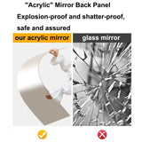 CKEASEAN Lighted Curio Cabinet with 3-Tier Adjustable Shelves and Mirrored Back Panel, 44" H Glass Display with Tempered Glass Doors, China Cabinet for Living Room (Light Bulb not Included) (Walnut) CKEASEAN