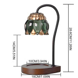 PPZHAVG Candle Warmer Lamp - Electric Candle Lamps Timer, Compatible with All Jar Candles, Gifts for Her, Gift for Mom, Dimmable Candle Warmer, Candle Holders for Home Decor DarkGreen PPZHAVG