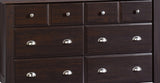 Sauder Shoal Creek Dresser, Jamocha Wood finish Sauder