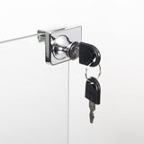 Zacis Modern 3 Shelf Glass Display Cabinet with 2 Doors, Clear Curio Cabinet Collection Display Case, Floor Standing Glass Bookshelf for Living Room Bedroom Home Office 32" W x 14.5" D x 50" H Zacis