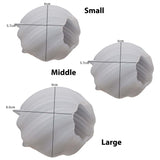 3 Pack Wave Candle Molds - Multiple Size Ball, Spiral & Resin Casting Molds for Soap Making & Home Decor ESEDAGE
