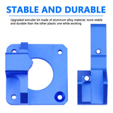 Haldis 3D Dual Gear Extruder, Upgraded Aluminum Alloy Block Bowden Extruder 1.75mm Filament for Creality Ender 3 Cr10 Cr-10 Pro Cr-10s Tornado Xirbbo