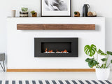 MANTELSDIRECT Mantels Direct Bedford 60 Inch Provincial Finish Floating Mantel Shelf - Modern Poplar Wood Shelf for Fireplaces, Hearths, Décor and More | Mantels Direct MANTELSDIRECT