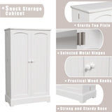 Furniwell 41" Kitchen Pantry Storage Cabinet, Freestanding Buffet Cupboards with Doors & Adjustable Shelves Pantry Organizers, Pantry Cabinets for Kitchen, Living Room and Dining Room Furniwell