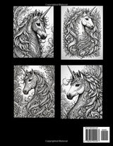 Unicorn Adult Coloring Book: Beautiful Mythical Magical Beasts of Legend and Mystery WoodArtSupply