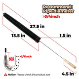 Holikme 2 Pack Dryer Vent Cleaner Kit Clothes Dryer Lint Brush Vent Trap Cleaner Home Essentials Long Flexible Vacuum Brush Holikme