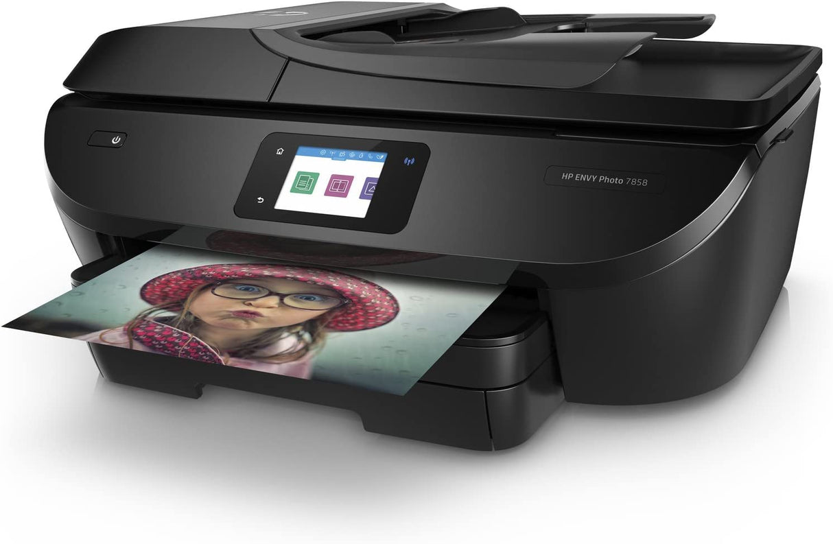 HP ENVY Photo 7858 All-in-One Inkjet Color Photo Printer with Mobile Printing K7S08A (Renewed) HP