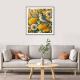 Anuver Diamond Art Kit, Bird Diamond Painting Kit for Adults, 5D DIY Full Diamond Diamond for Beginners, Gem Craft Painting Home Wall Decoration, 12x12 inch Anuver