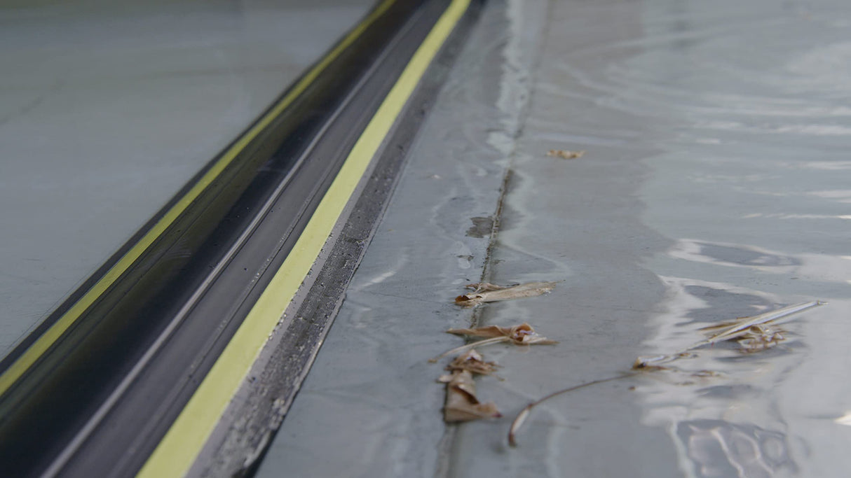 2" High Garage Door Flood Barrier Threshold Kit ‘GARADAM’ (10'3") | Flexible PVC | Complete Kit includes 2 Adhesives | GaraDry GARADRY