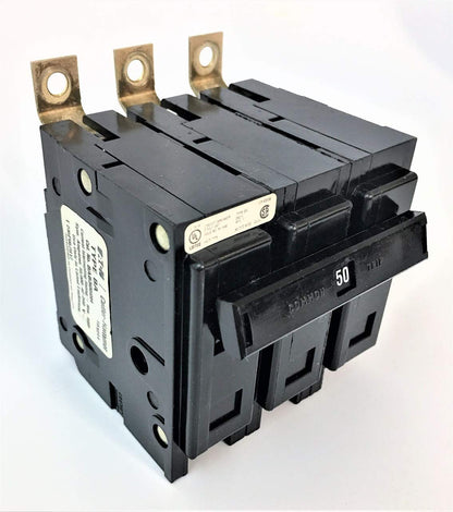 1- CUTLER HAMMER Eaton 50A 3P CIRCUIT BREAKER, BAB3050H 3-POLE