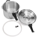 Barton 8Qt Pressure Canner Release Valve Aluminum Canning Pot Cooker Pot Stove Top Instant Fast Cooking Pot Barton