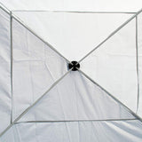 Impact Canopy 10' x 10' Canopy Tent Gazebo with Dressed Legs, White IMPACT CANOPY