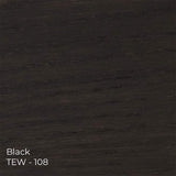 SamaN Interior Water Based Wood Stain - Natural Stain for Furniture, Moldings, Wood Paneling, Cabinets (Black TEW-108-12, 12 oz) SamaN