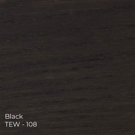 SamaN Interior Water Based Wood Stain - Natural Stain for Furniture, Moldings, Wood Paneling, Cabinets (Black TEW-108-12, 12 oz) SamaN