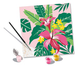 Ravensburger CreArt Tropical Plants Paint by Numbers Kit for Adults - 23518 - Painting Arts and Crafts for Ages 12 and Up Ravensburger