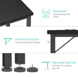 Lufeiya 39 inch Computer Desk with Power Outlet, 40 inch Teen Study Table Home Office Work Writing Desks with Charging Station Outlets Built in, Black Lufeiya