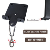 KSWLOR Heavy Punching Boxing Bag Hanger - Heavy Duty Bag Hanger Bracket,360¡ã Rotation Wall Ceiling Mount Wood Beam Hook for Boxing Muay Thai Training,Aerial Yoga Swing & Hammock KSWLOR