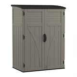 Suncast 54 cu. ft Resin Vertical Lockable Storage Shed, Stoney, BMS5700SB Suncast