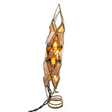 Kurt Adler 8.5-Inch Capiz Star Tree Topper with 10 Clear Lights and 1 Spare Bulb Kurt S. Adler