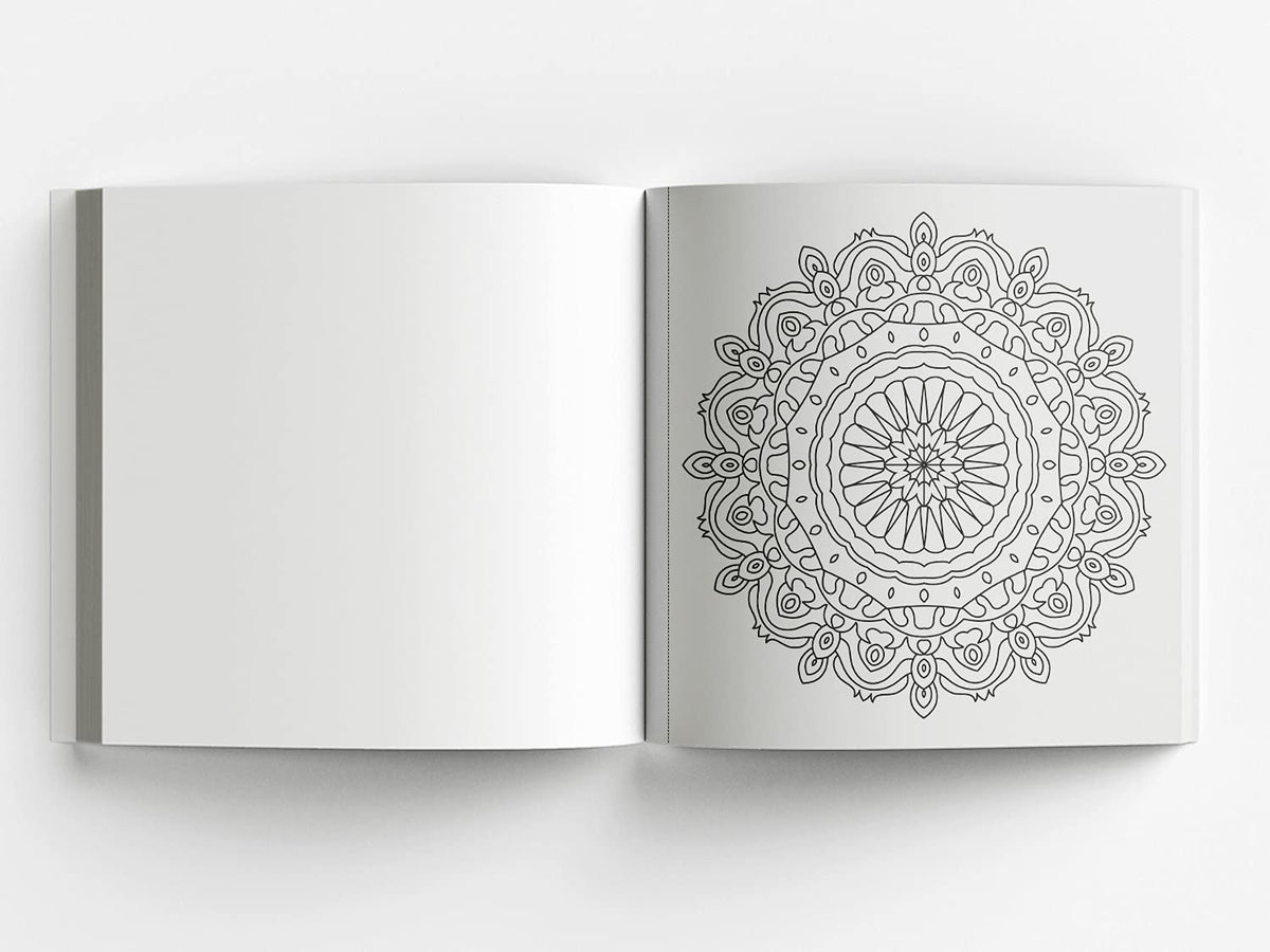 Mandala: Colouring Books for Adults with Tear Out Sheets (Adult Colouring Book) [Paperback] Wonder House Books Editorial Wonder House