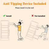 Bigbiglife Changing Table Dresser, Baby Nursery Dresser with 4 Drawers & 1 Cabinet & 3 Open Shelves Storage, Modern Diaper Changing Station for Children's Room, Changing Pad Included, White Bigbiglife