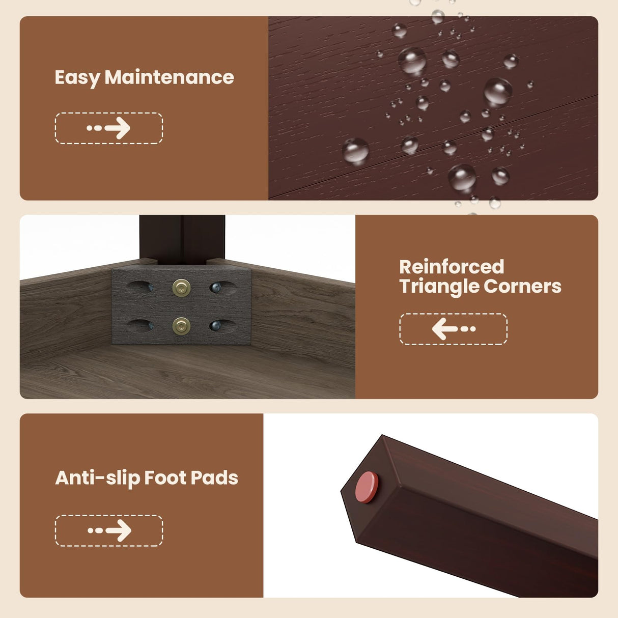 Giantex Extendable Dining Table for 4, 60" Folding Kitchen Table w/Rubber Wood Frame & Safety Locks, Mid-Century Rectangular Dinette Table for Small Space, Kitchen, Dining Room, Living Room, Coffee Giantex