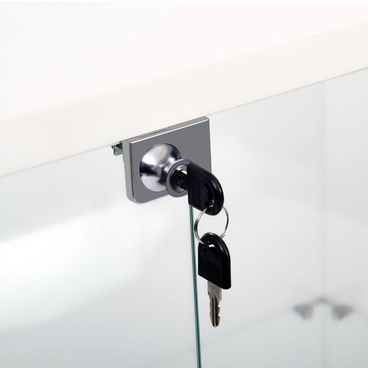 Goujxcy LED Glass Display Cabinet, 4-Tier Curio Cabinet with Lights Strip for Collectibles Living Room Bedroom Goujxcy