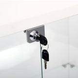 Goujxcy LED Glass Display Cabinet, 4-Tier Curio Cabinet with Lights Strip for Collectibles Living Room Bedroom Goujxcy