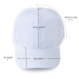 NOBONDO 12 Pack Unisex Baseball Caps - Bulk Wholesale Blank Plain Adjustable Hats for Men & Women - White NOBONDO