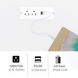 Irontar Rattan Nightstand with Charging Station, Night Stand with 3 Large Rattan Drawers, Accent End Table, Bedside Table with Solid Wooden Legs for Bedroom, White and Natural BZZ006WME Irontar