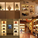 Cefrank Under Cabinet Lighting Bookshelf Light Bar - UL-Listed - Low Profile - Energy Saving - Cool to Touch - Soft Warm White Cefrank