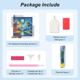 FHBUBPUP 5D Diamond Painting Kits for Adults, Wolf Diamond Art Kits for Beginners, DIY Full Drill Round Diamond Dot Gem Art, Craft Gift Suitable for Home Wall Decoration 12×12Inch FHBUBPUP