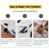 TAOPAOLAB Lion Couple Paint by Numbers Kit for Adults - DIY Wildlife Painting on Canvas 16x20 Inches, Acrylic Paint Set, Suitable for Beginners, Animal Art Kit for Home. TAOPAOLAB