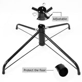 Maylai 24 inch Large Christmas Tree Stand for Artificial Trees, Folding Christmas Tree Base for 3 Ft to 7 Ft Artificial Trees, Fits 0.5-1.25 Inch Tree Pole, Green Maylai