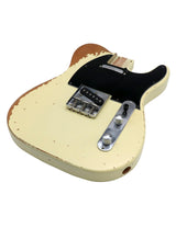 Sunsmile DIY Electric Guitar Kit TL Style Heavy Relic Aged Vintage with Alder Body Roast Maple Neck and Fingerboard S-S 6 String Build Your Own Guitar Relic Cream. sunsmile