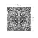 A La Maison Ceilings R139 Spanish Silver Foam Glue-up Ceiling Tile (259.2 sq. ft./Case) Pack of 96, Antique Silver À LA MAISON CEILINGS