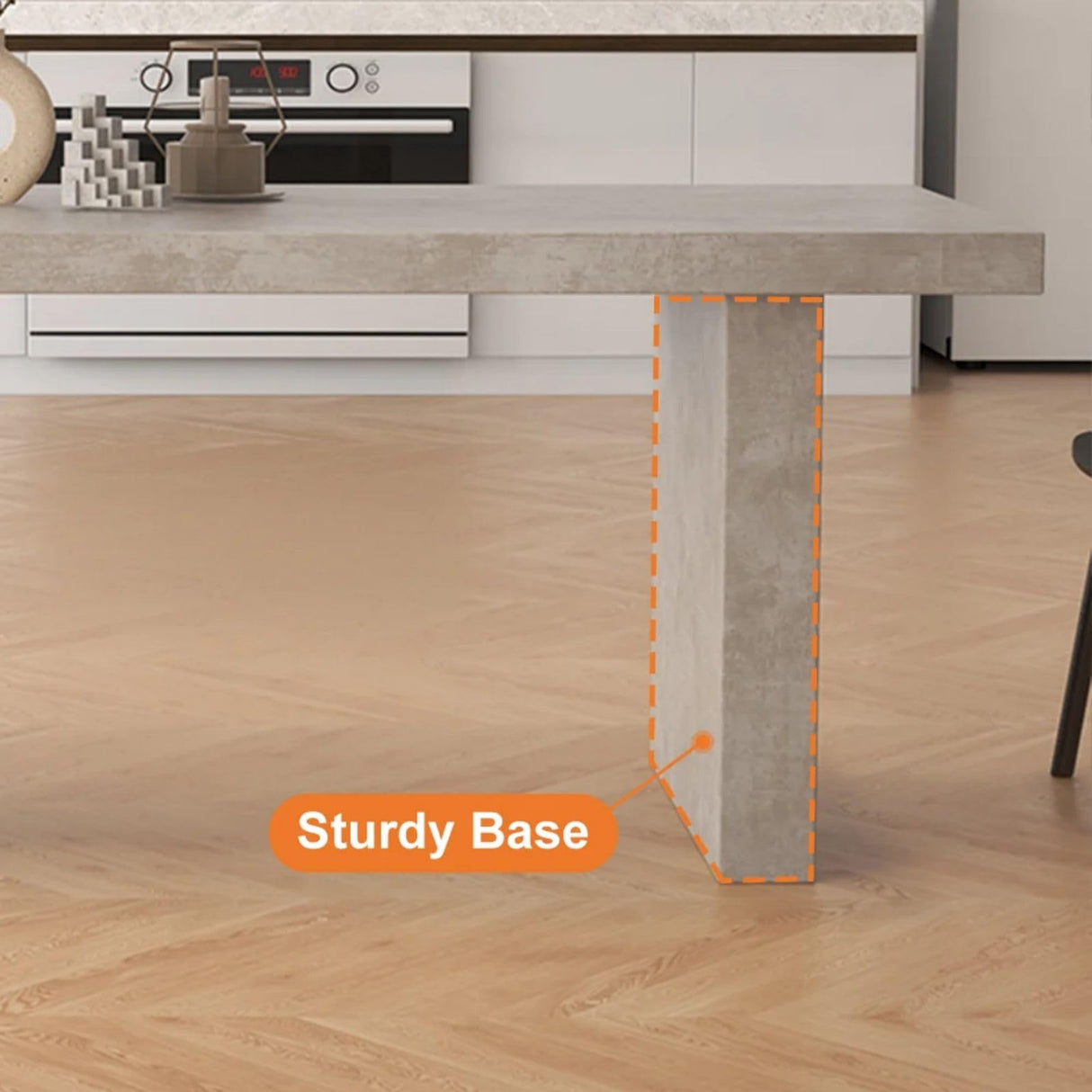 homary 70.9" Rectangle Dining Table for 4-6 People, Farmhouse Kitchen Table, Large Wood Dinning Room Table (Gray, 70.9" L x 31.5" W x 29.5" H) homary